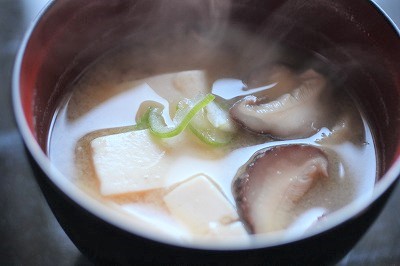 豆腐と干椎茸の味噌汁 料理レシピ集金沢から